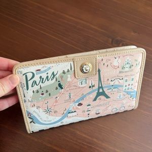 Paris print wallet